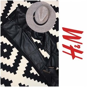 H&M Women's Faux Leather Pants - Sz 6 NWT